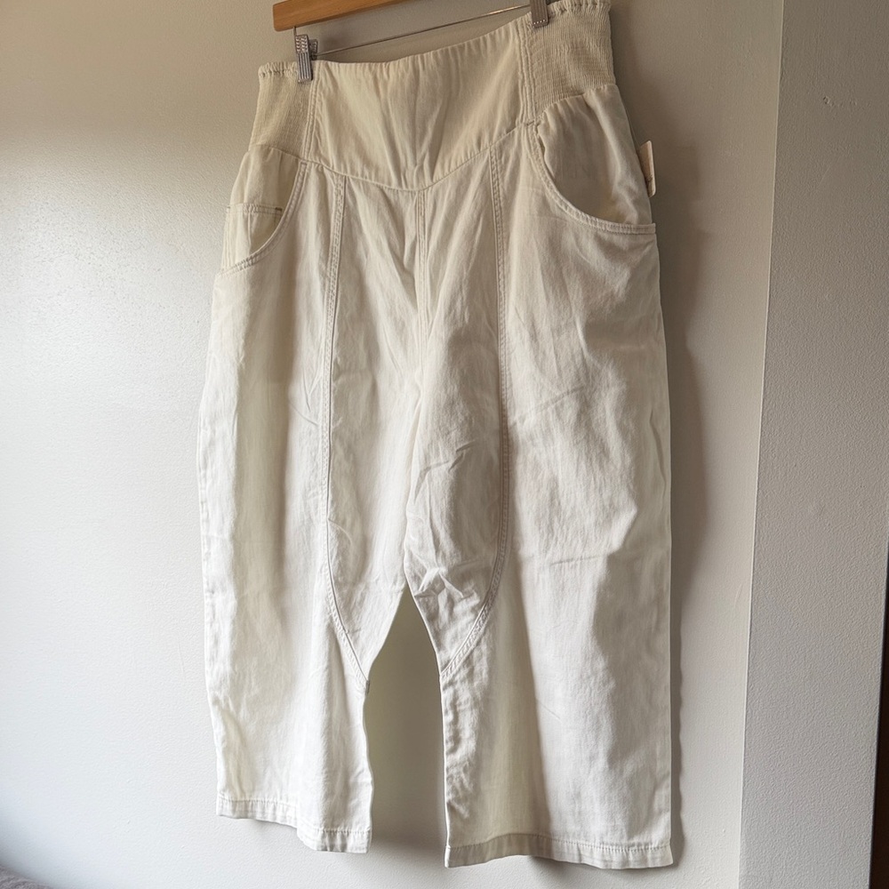 Free People Cream Lunan harem Pants - Picture 3 of 10